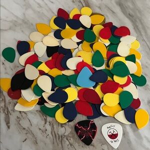 Guitar Picks Plectrums Crafts Earrings (197)